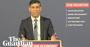Rishi Sunak relaunches plan to make maths compulsory until 18 in education speech – watch live