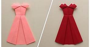 Gorgeous DIY Paper Wedding Gown | Paper Folding Origami Gown | Easy Origami Paper Gown | Paper Gown