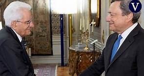 El presidente de la República, Sergio Mattarella, anuncia la disolución del parlamento italiano