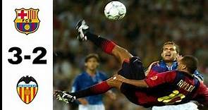 FC Barcelona 3-2 Valencia CF (Liga 2000/01 última jornada) | Rivaldo hattrick
