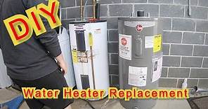 How to Replace an Electric Water Heater EASY DIY – Home Depot Rheem Performance XE50M06ST45U1