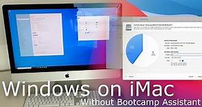 Install Windows 10 on an iMac without Bootcamp Assistant