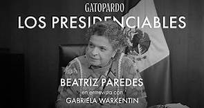 Beatriz Paredes en entrevista con Gabriela Warkentin para #presidenciables