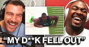 Chris Jones tells the hilarious story of his wardrobe malfunction at the NFL Combine