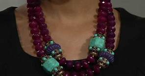 Joan Rivers "The Favorite" 19" Beaded Necklace w/ 3" Extender on QVC