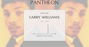 Larry Williams Biography - American singer (1935–1980)