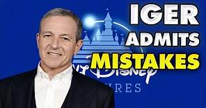 Iger admits mistakes with Disney films | Messages, quality and more