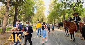 Mexico City | Alameda Central Park, Ciudad de México | CDMX, Virtual Walking | 4K Street Walk | 2021