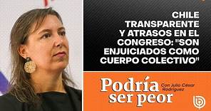 Chile Transparente y atrasos en el Congreso: "Son enjuiciados como cuerpo colectivo"