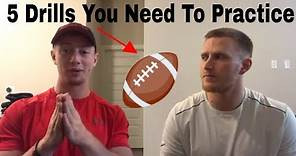 Top 5 Drills To Practice For A Football Tryout