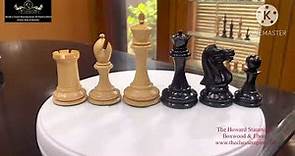 The Howard Staunton 4” King exclusively crafted Staunton luxury chess set..The Chess Empire