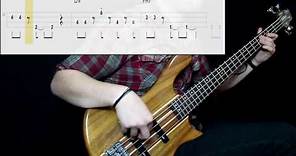David Bowie - Ashes To Ashes (Bass Cover) (Play Along Tabs In Video)
