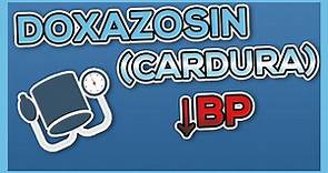 Doxazosin (Cardura) Nursing Drug Card (Simplified) - Pharmacology