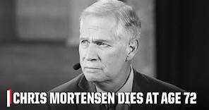 Award-winning ESPN NFL reporter Chris Mortensen dies at 72