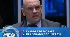Alexandre de Moraes visita Senado e Câmara de surpresa | Jornal da Band