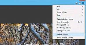 Resetting and Repairing Internet Explorer in Windows 7 and Windows 8