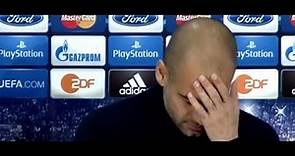 Guardiola estaba hablando en inglés... ¡y se pasó al alemán! | Bayern Munich 2013-14