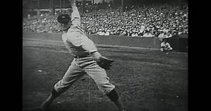 Walter Johnson: 1924 - 1925 High-Speed Camera Pitching Footage Multiple Angles