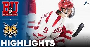 Boston University vs Quinnipiac | NCAA College Hockey | Highlights - November 22, 2023