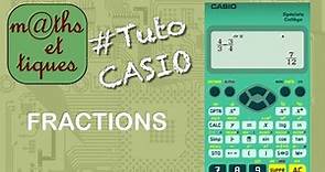 Calculer des fractions - Tutoriel CASIO Collège