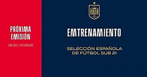 Entrenamiento selección sub 21 previa España-Ucrania Europeo 2023 | 🔴 SEFUTBOL