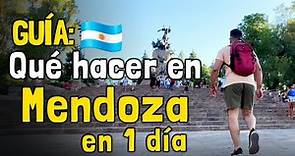 Tour por MENDOZA Que hacer en un día 🇦🇷 ¿La MEJOR CIUDAD de ARGENTINA? - Sitios Turísticos Mendoza