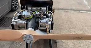 Roto Motor 170cc Flat 4 Cylinder 4 Stroke Engine test run by Morris' Mini Motors