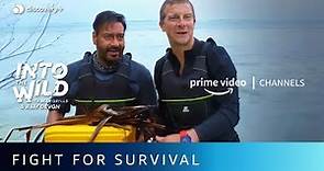 Ajay Devgan Catches A Fish | Into The Wild With Bear Grylls | Amazon Prime Video Channels