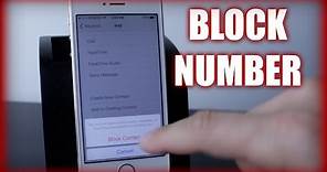 How To Block And Unblock Numbers On The iPhone - iPhone Tips