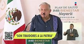 "Traidores a la patria": López Obrador critica a quienes no defienden a Pemex y CFE