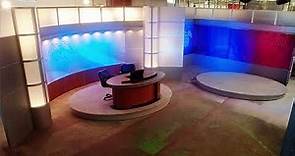 Broadcast News Studio TV Set Design tvsetdesigns com