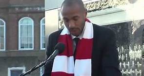 Unveiling of Thierry Henry statue