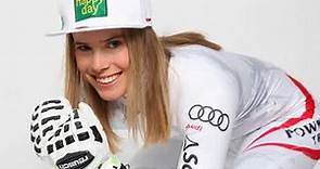 Katharina Liensberger , Austrian alpine skier at slalom at the Winter Olympics in Pyeongchang,