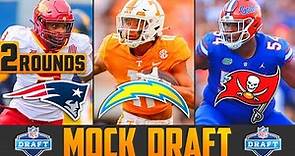 2023 NFL Mock Draft 2 Rounds | Post Senior Bowl NFL Mock Draft 2023