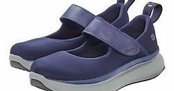 Women's Extra Wide Mary Jane Walking Shoes with Easy Touch