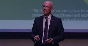 Deputy First Minister, John Swinney on Scotland's Curriculum for Excellence: Refreshed Narrative