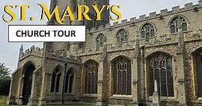 St. Mary's Church, Mildenhall, Suffolk, England (video tour)