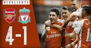 🔥 OZIL'S FREE-KICK 🔥| Arsenal 4-1 Liverpool | Highlights | April 4, 2015