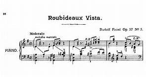 Rudolf Friml: Roubideaux Vista, Op.57/5