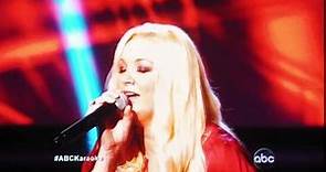 Charlotte Hicks singing "Piece of my heart" on Karaoke Battle USA