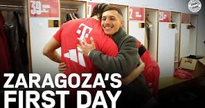 Bryan Zaragoza's first day at FC Bayern | Behind The Scenes
