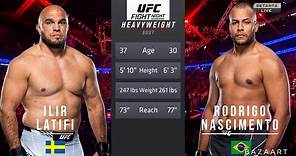 ILIR LATIFI VS RODRIGO NASCIMENTO FULL FIGHT UFC FIGHT NIGHT 224