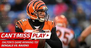 Andy Dalton Hits Tyler Boyd for the Game-Winning TD! | Can't-Miss Play | NFL Wk 17 Highlights