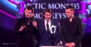 Arctic Monkeys win MasterCard Album of the Year | BRITs Acceptance Speeches