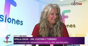 Stella Okon, Dir. Cultura y Turismo Municipio de Urdinarrain, en Programa Fusiones (3/9/23)