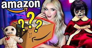 UNBOXING THE SCARIEST Items on Amazon!! (*CURSED ITEMS!*)