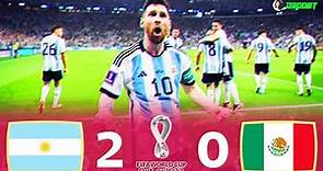 Argentina 2-0 Mexico - World Cup 2022 - Messi From Long Range - Extended Highlights - [EC] - FHD