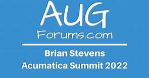 Live 25 - Brian Stevens - #AcumaticaSummit Interview