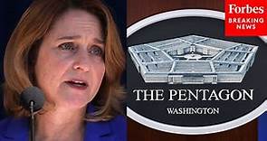 Deputy Defense Secretary Kathleen Hicks Leads Pentagon Press Briefing On FY25 DoD Budget