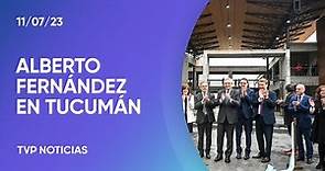 El Presidente inauguró un edificio de la Universidad Nacional de Tucumán